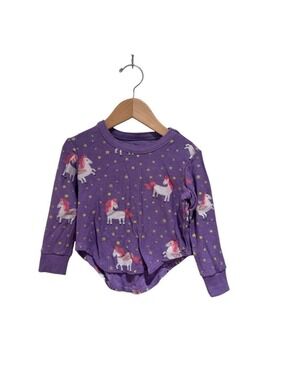 Chaser Purple Unicorn Lightweight Sweatshirt- size 2